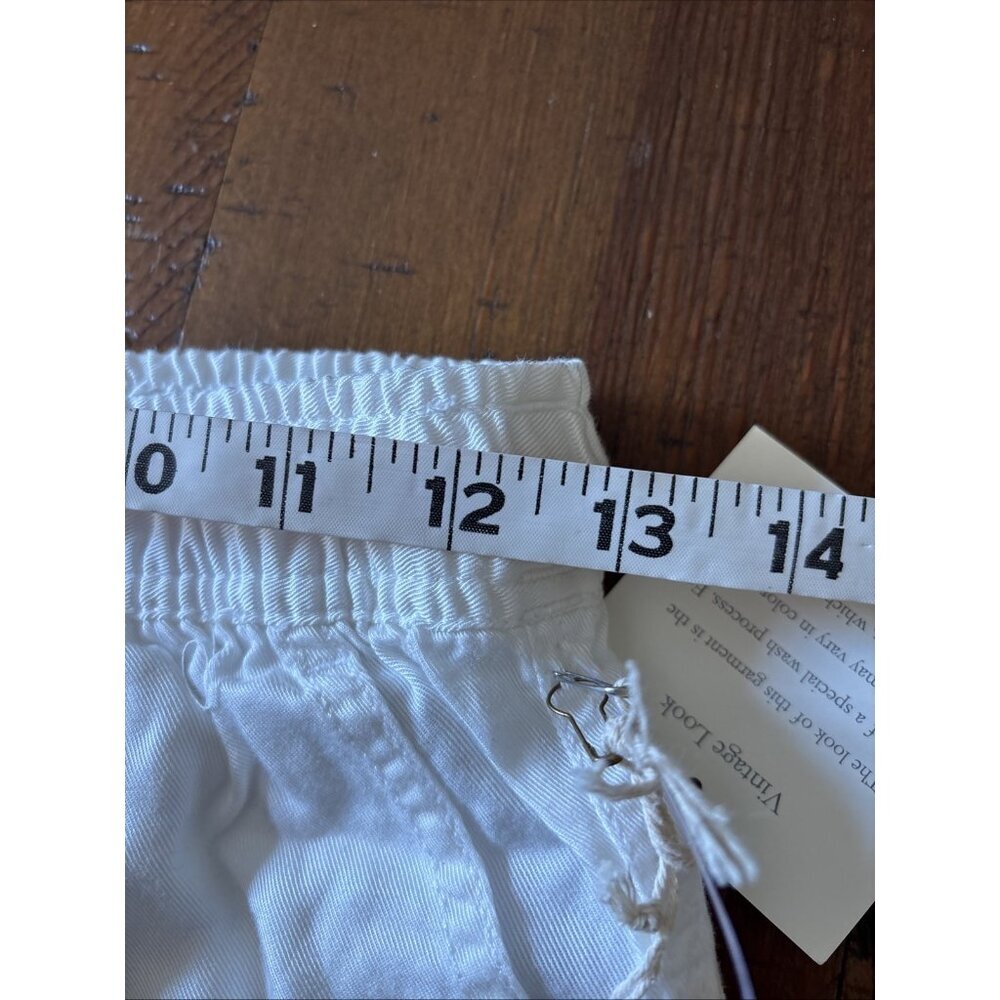 c c california White Cotton Joggers Size XS New - Picture 4 of 7